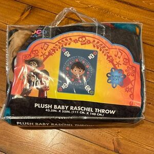 Disney Pixar Coco Plush Baby Raschel Throw